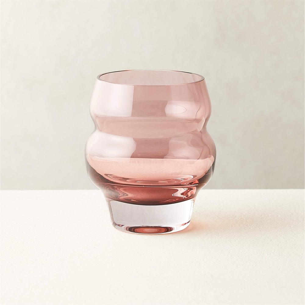 Hand blown glass/candle holder-made in Poland